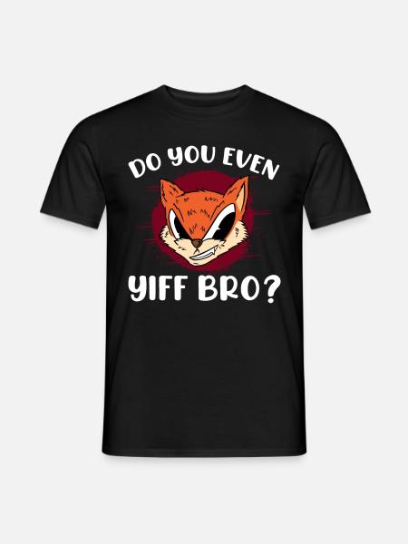 Furry Fandom Fursona Fursuit Fuchs - Männer T-Shirt - Schwarz