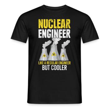 Kernkraftwerkstechnik - Männer T-Shirt - Schwarz - Vorne - AI Model Male 178 light (178cm)