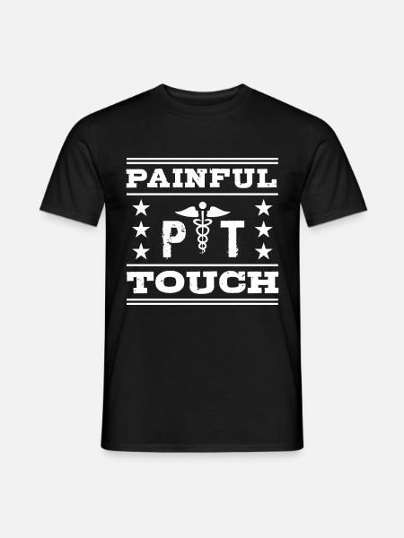 PT Physiotherapy Physiotherapist Job - Men's T-Shirt - black