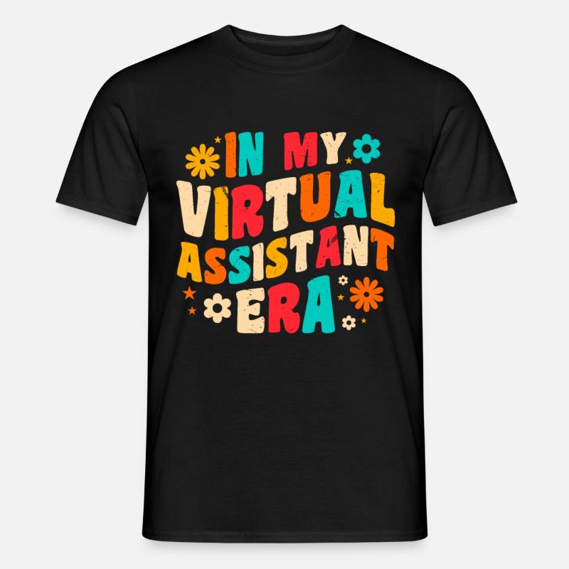Freelancer Profession Self-employed Virtual - Men’s T-shirt - black
