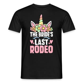Brautparty Bachelorette Reiten - Männer T-Shirt - Schwarz - Vorne - AI Model Male 178 light (178cm)