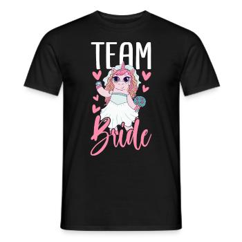 Brautparty Junggesellinnenabschied - Männer T-Shirt - Schwarz - Vorne - AI Model Male 178 light (178cm)