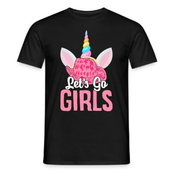Brautparty Junggesellinnenabschied - Männer T-Shirt - Schwarz - Vorne - AI Model Male 178 light (178cm)