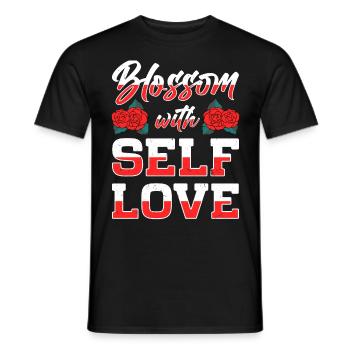 Motivation Amour de soi Positivité Je t’aime - T-shirt homme - noir - Devant - AI Model Male 178 light (178cm)