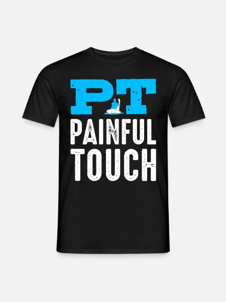 PT Physiotherapy Physiotherapist Job - Men's T-Shirt - black