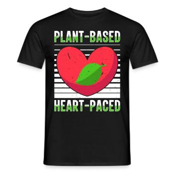 Régime alimentaire végétarien végétalien - T-shirt homme - noir - Devant - AI Model Male 178 light (178cm)