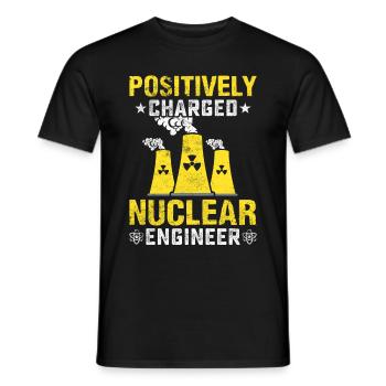 Nuclear Technology Nuclear Energy - Men's T-Shirt - black - Front - AI Model Male 178 light (178cm)