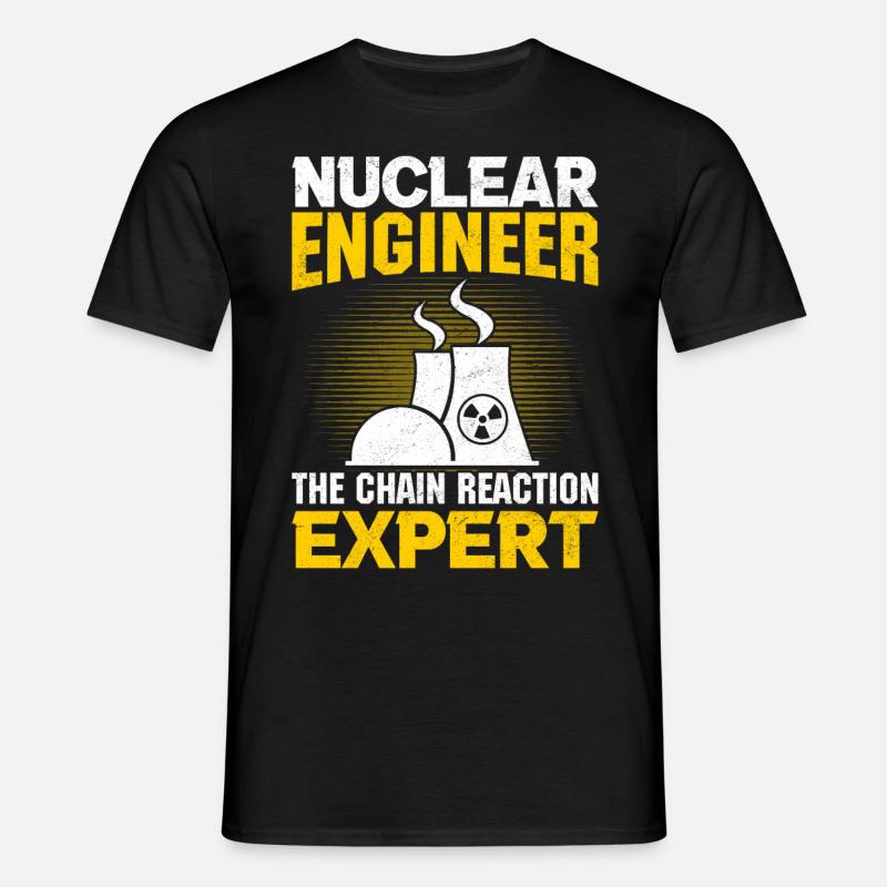 Nuclear power station - Men's T-Shirt - black