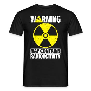Centrale nucléaire Ingénieur nucléaire - T-shirt homme - noir - Devant - AI Model Male 178 light (178cm)