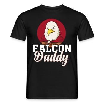 Falconer Falconry Hawking - Men's T-Shirt - black - Front - AI Model Male 178 light (178cm)