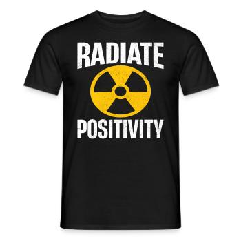 Radioactive Nuclear Power Plant - Men's T-Shirt - black - Front - AI Model Male 178 light (178cm)
