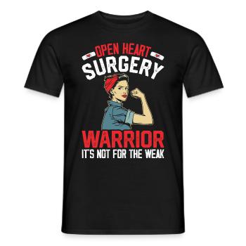 Genesung Überlebender - Männer T-Shirt - Schwarz - Vorne - AI Model Male 178 light (178cm)