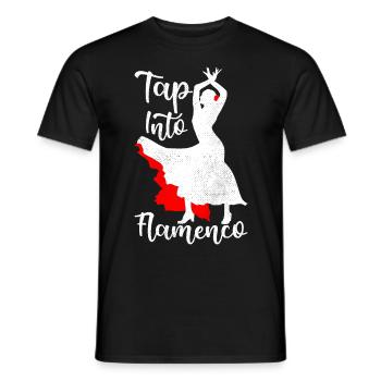Danse sportive Danseuse Professeur de danse flamenco - T-shirt homme - noir - Devant - AI Model Male 178 light (178cm)
