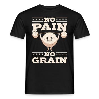 Asiatisches Essen Gebratener Reis Bowl - Männer T-Shirt - Schwarz - Vorne - AI Model Male 178 light (178cm)