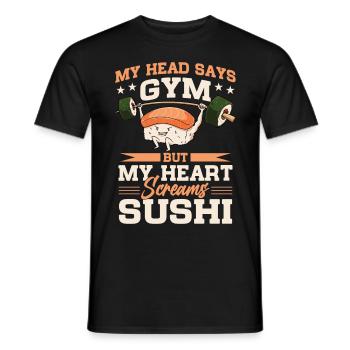 Japanische - Männer T-Shirt - Schwarz - Vorne - AI Model Male 178 light (178cm)