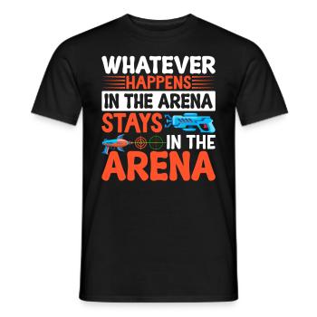 Laser Tag - Männer T-Shirt - Schwarz - Vorne - AI Model Male 178 light (178cm)