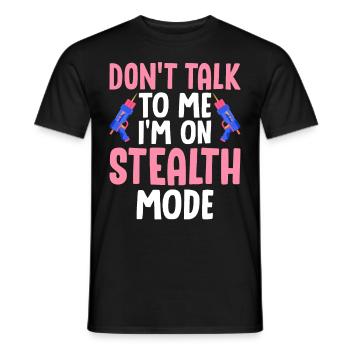 Joueur de Laser Tag - T-shirt homme - noir - Devant - AI Model Male 178 light (178cm)