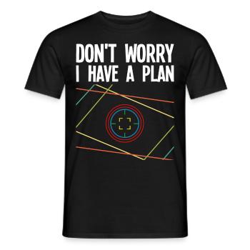 Laser Tag Spieler - Männer T-Shirt - Schwarz - Vorne - AI Model Male 178 light (178cm)