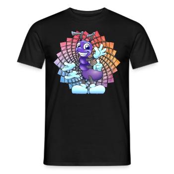 fourmi - T-shirt homme - noir - Devant - AI Model Male 178 light (178cm)