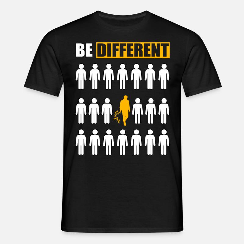 Be Different Ameise - Männer T-Shirt - Schwarz