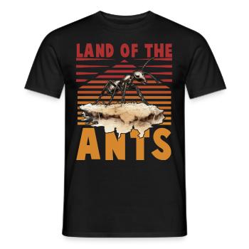 Terre des fourmis - T-shirt homme - noir - Devant - AI Model Male 178 light (178cm)