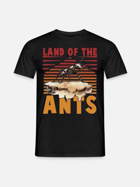 Land of the Ants - Men's T-Shirt - black