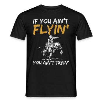 Bull Rider Bull Riding Cowboy - T-shirt homme - noir - Devant - AI Model Male 178 light (178cm)