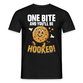 Funny Cookie Boy Scout Cookie Vendor - Men's T-Shirt - black - Front - AI Model Male 178 light (178cm)