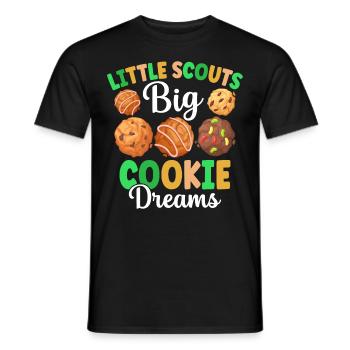 Boy Scout Cookie Merchant - Men's T-Shirt - black - Front - AI Model Male 178 light (178cm)