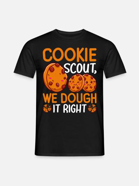Funny Cookie Vendor - Men's T-Shirt - black