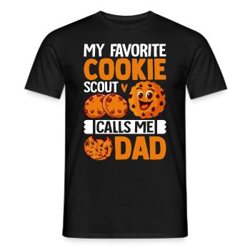 Biscuit Merchant - Men's T-Shirt - black - Front - AI Model Male 178 light (178cm)