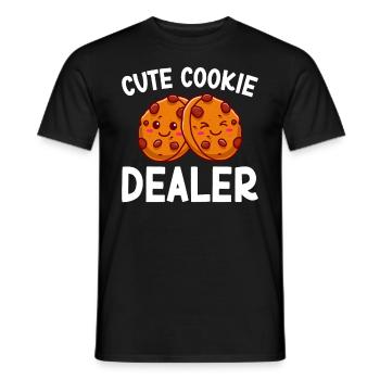 Keks-Pfadfinder - Männer T-Shirt - Schwarz - Vorne - AI Model Male 178 light (178cm)