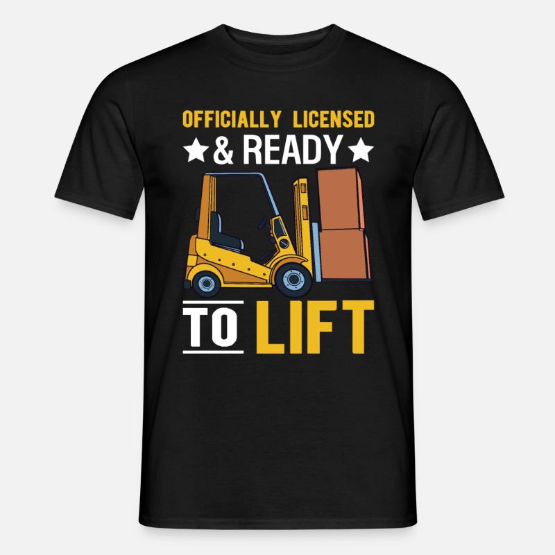 Gabelstaplerfahrer Gabelstaplerfahrer - Männer T-Shirt - Schwarz