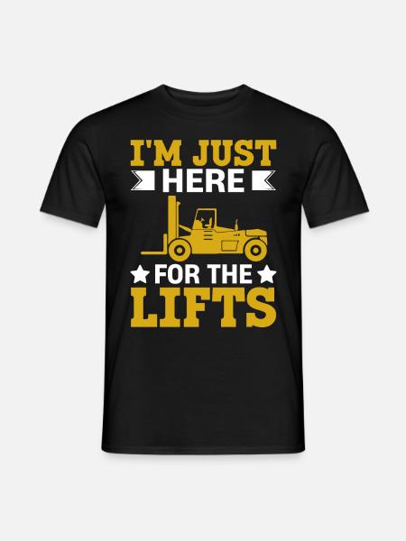 Gabelstaplerfahrer Gabelstaplerfahrer - Männer T-Shirt - Schwarz