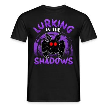 Mothman Crypttide Cryptozoology - Men's T-Shirt - black - Front - AI Model Male 178 light (178cm)