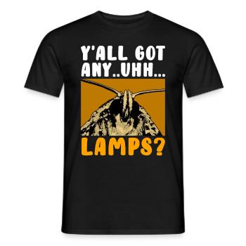 Lustiger Mothman Kryptide Kryptozoologie - Männer T-Shirt - Schwarz - Vorne - AI Model Male 178 light (178cm)