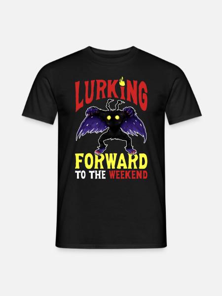 Mothman Crypttide Cryptozoology - Men's T-Shirt - black