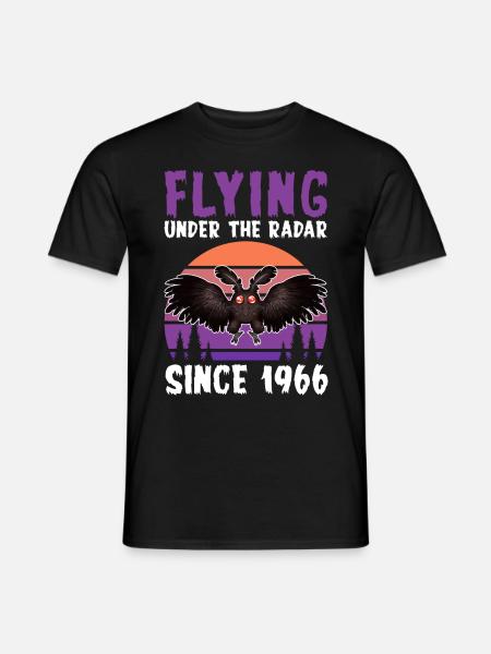 Mothman Crypttide Cryptozoology - Men's T-Shirt - black