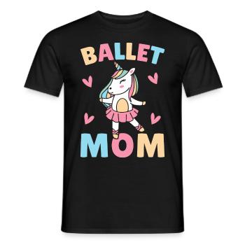 Ballerina - Männer T-Shirt - Schwarz - Vorne - AI Model Male 178 light (178cm)