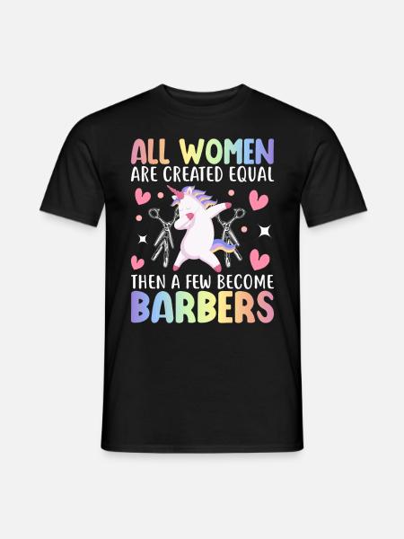 Coiffeur - T-shirt homme - noir