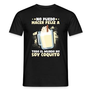 Porto Rico Lait de poule portoricain - T-shirt homme - noir - Devant - AI Model Male 178 light (178cm)