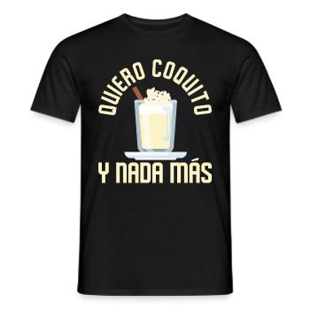 Porto Rico Lait de poule portoricain - T-shirt homme - noir - Devant - AI Model Male 178 light (178cm)
