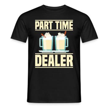 Porto Rico Lait de poule portoricain - T-shirt homme - noir - Devant - AI Model Male 178 light (178cm)