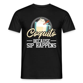 Puerto Rico Puerto Rican - Men's T-Shirt - black - Front - AI Model Male 178 light (178cm)