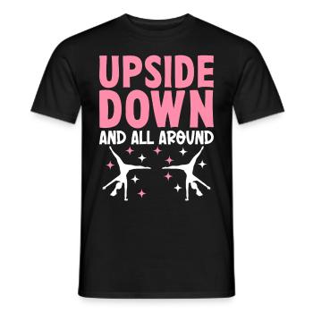 Gymnastique de la roue de charrette Cheerleading - T-shirt homme - noir - Devant - AI Model Male 178 light (178cm)