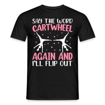 Fun gymnastics - Men's T-Shirt - black - Front - AI Model Male 178 light (178cm)