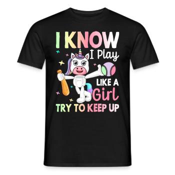 Basketball Girl Basketball Player - Men's T-Shirt - black - Front - AI Model Male 178 light (178cm)