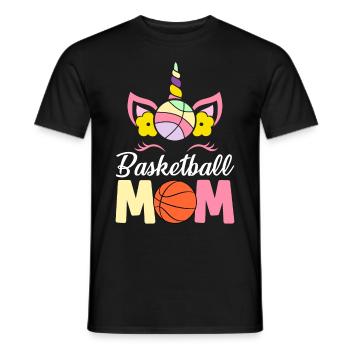 Basketball player - Men's T-Shirt - black - Front - AI Model Male 178 light (178cm)