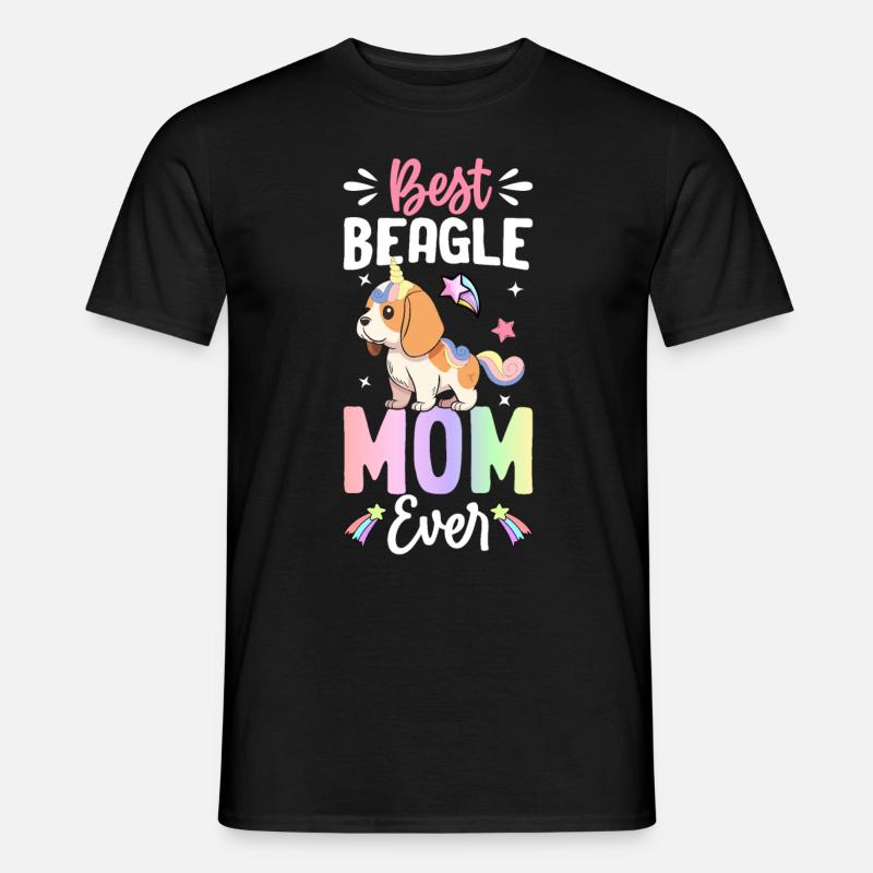 Hund - Männer T-Shirt - Schwarz