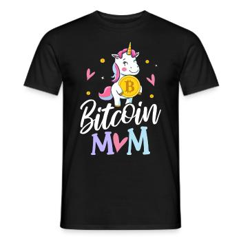 Crypto-monnaie BTC Crypto Hodl - T-shirt homme - noir - Devant - AI Model Male 178 light (178cm)
